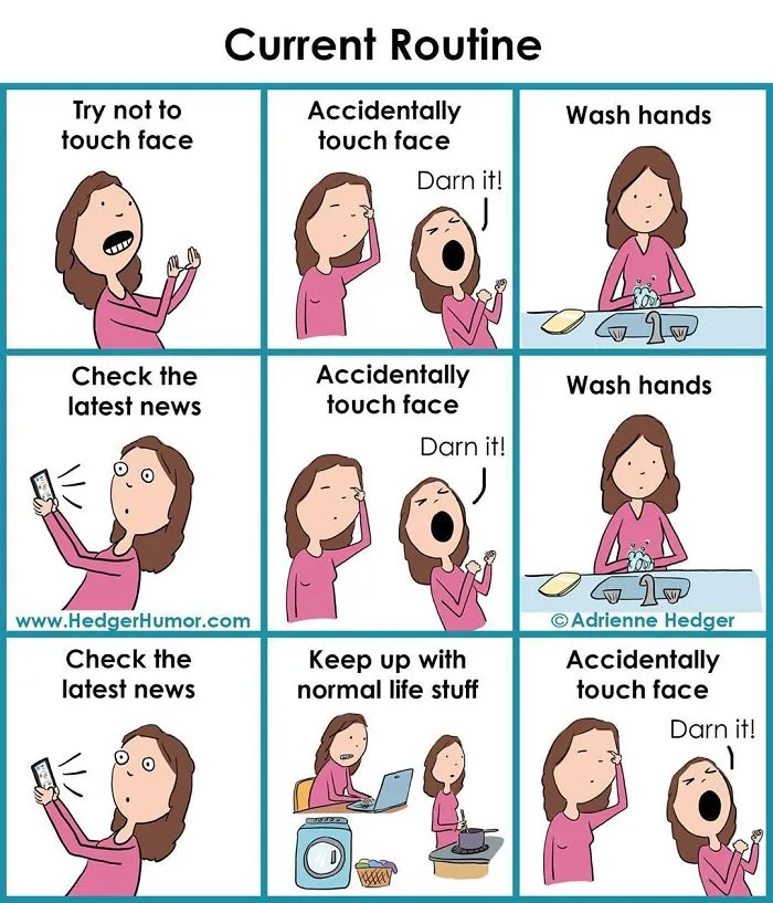 33 Funny Comics About Quarantining With Your Family By Hedger Humor