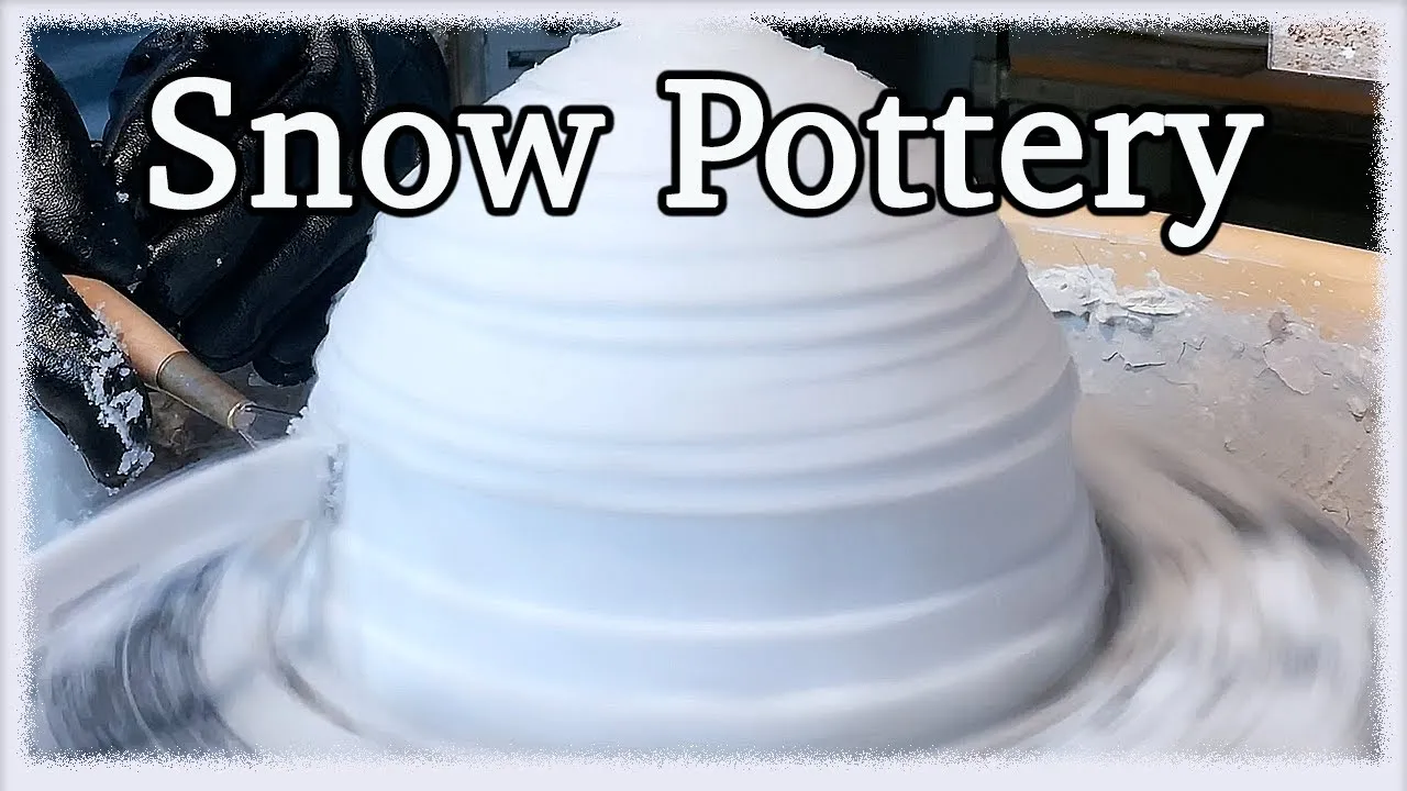 I Made Pottery Out Of Snow
