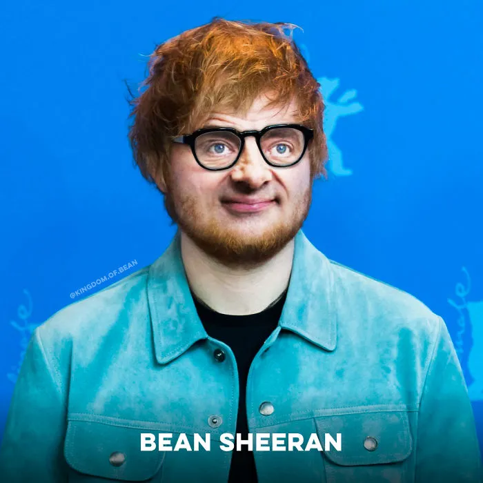 Ed Sheeran como Mr. Bean