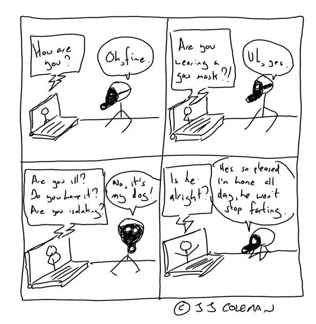 I'm Coping With Lockdown Through Stick-Figure Cartoons!