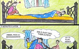 I Make Funny Comic Strips Around My Life With My Kids