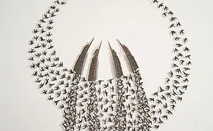 I Hand-Carve Feathers Into Intricate Designs Using Scalpels And Eye Surgery Scissors (30 New Pics)