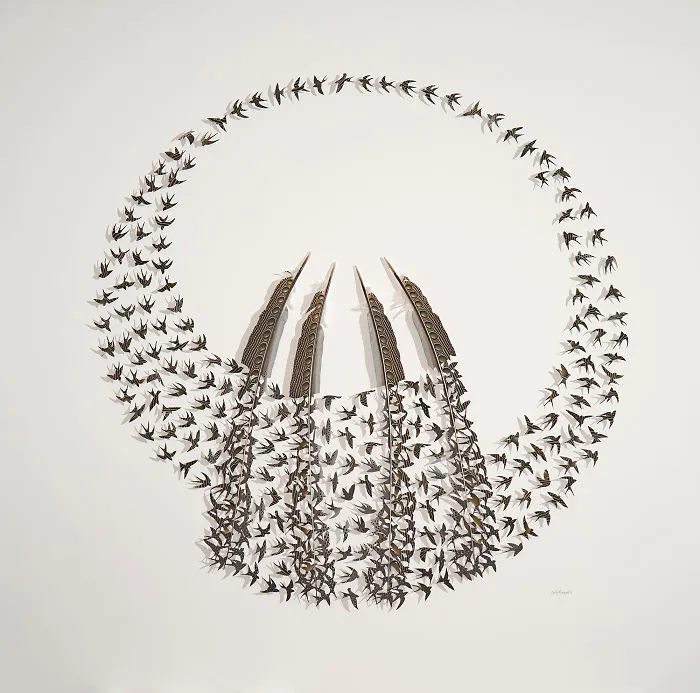 Chris Maynard At Featherfolio Returns With More Feather Carvings