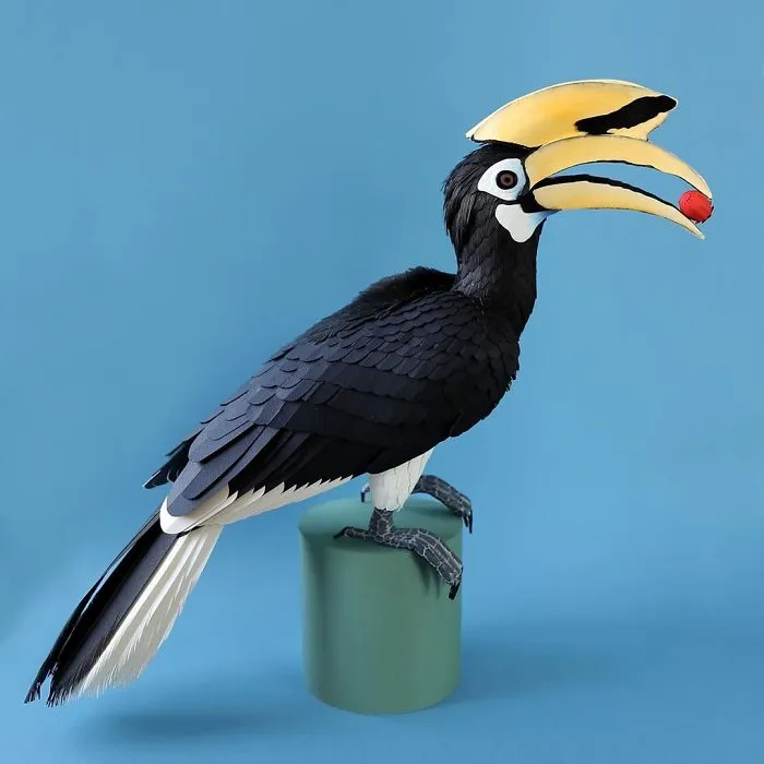 Artist Uses Paper To Recreate Bird Species All Around The World (30 Pics)