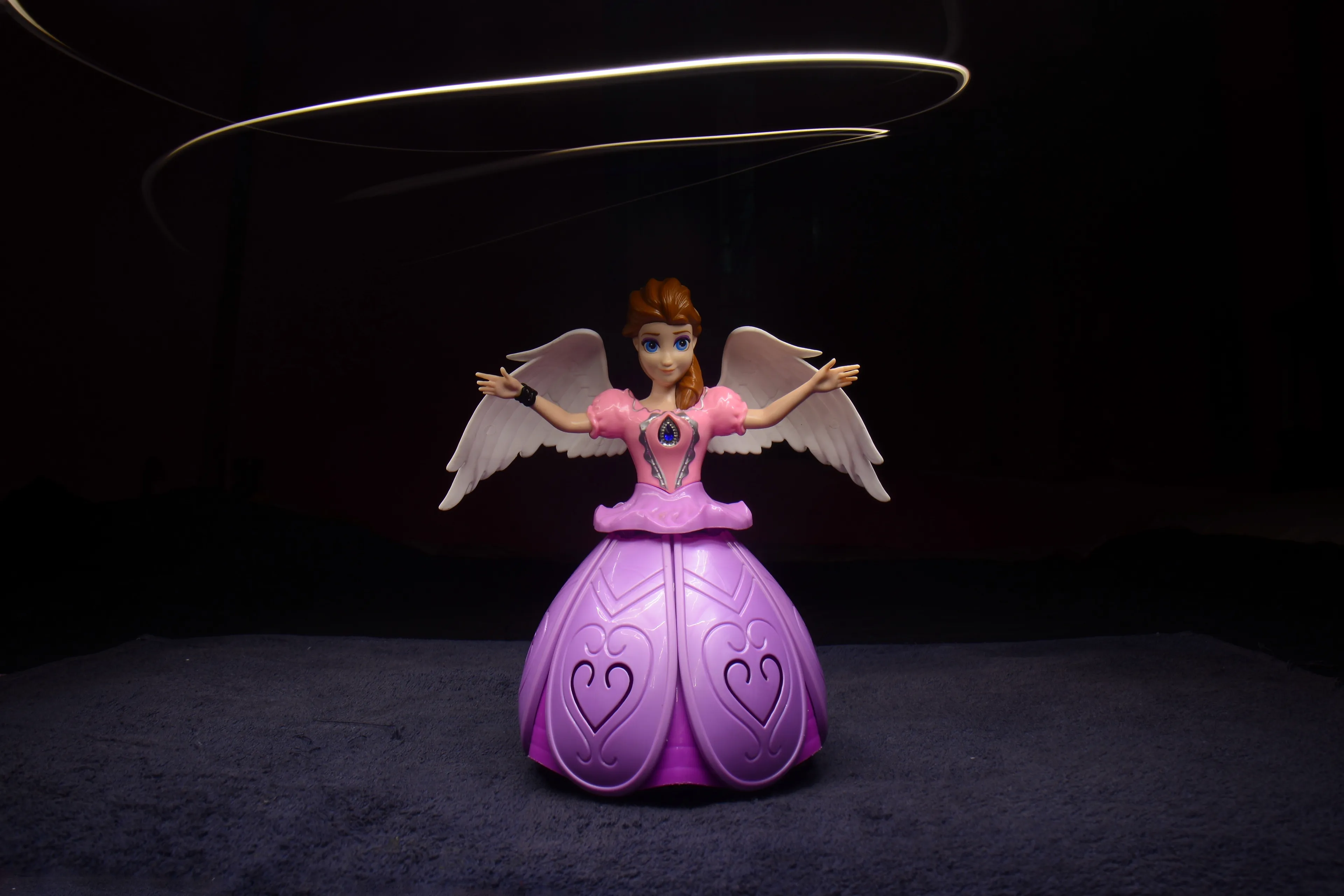 The Light Is Playing With The Toy