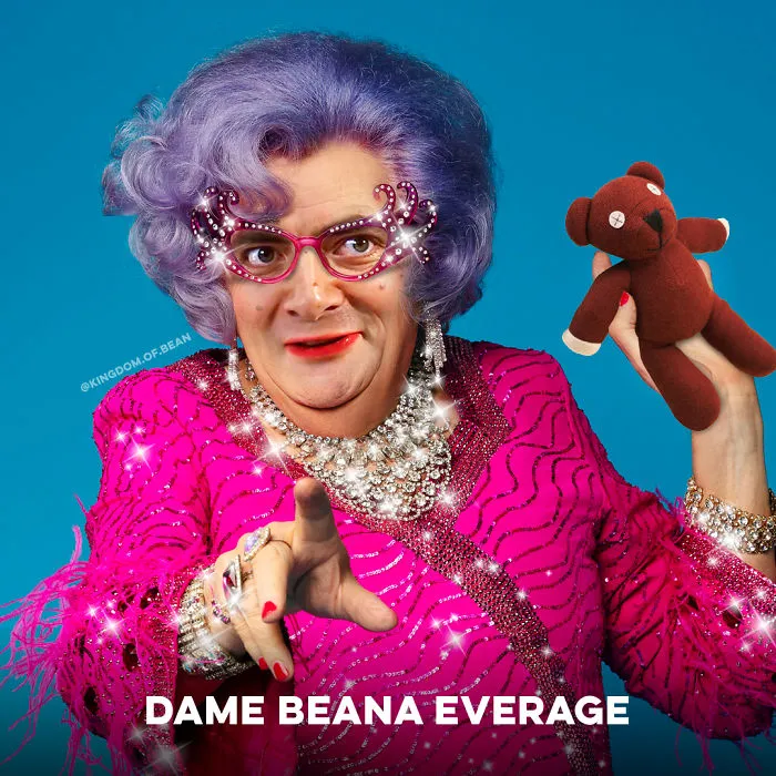 Edna Everage como  Mr. Bean