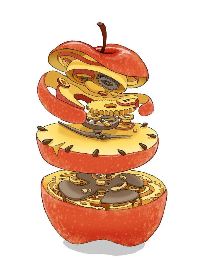 Marui Michi's 24 Surreal Food Illustrations