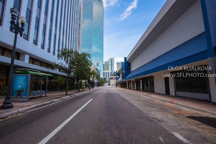 Downtown Miami, 8 Am