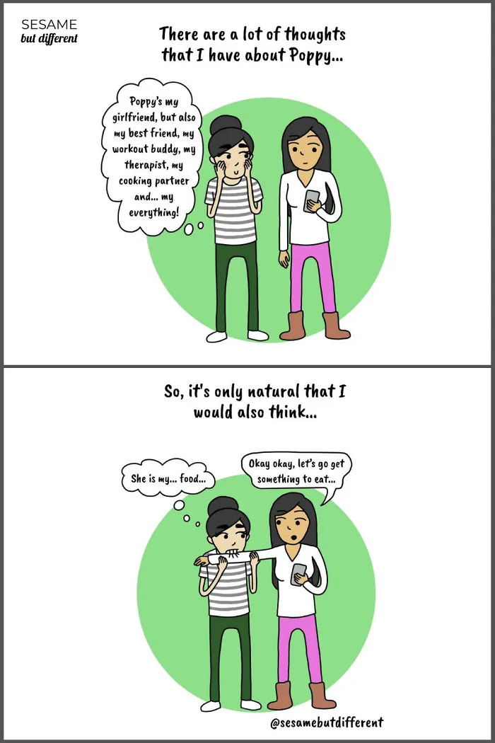 30 Cute And Heartwarming Lesbian Comics About My Relationship With My Girlfriend