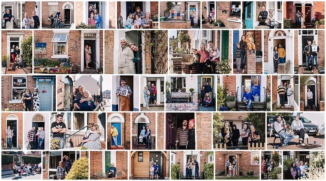 Family Portraits Of Life In Lockdown Bring Joy To Community