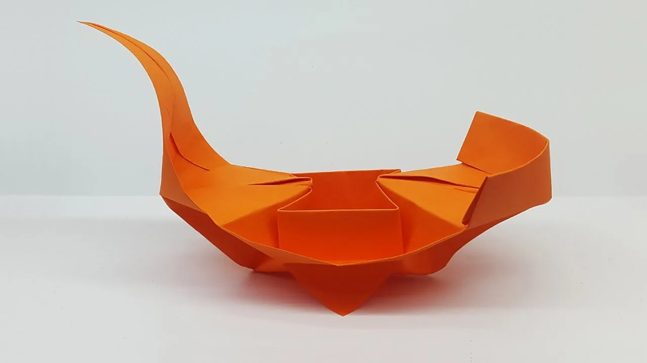 How To Make Paper Boat - Traditional Origami Boat - Origami Step By Step Tutorial