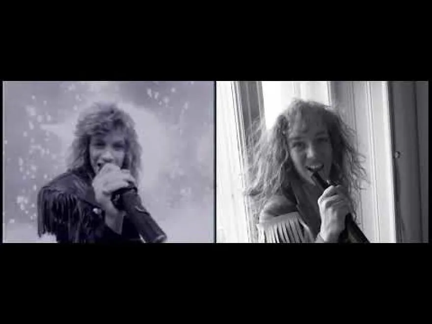 I Shot The "Livin' On A Prayer" Music Video In My Livingroom