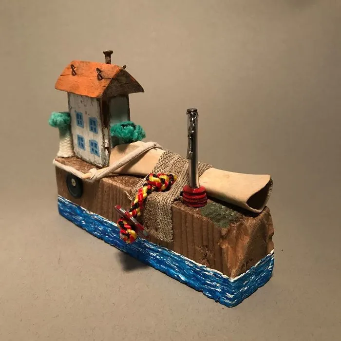 I Recycled 50 Kilograms Of Beach Trash And Made These Miniatures (39 Pics)
