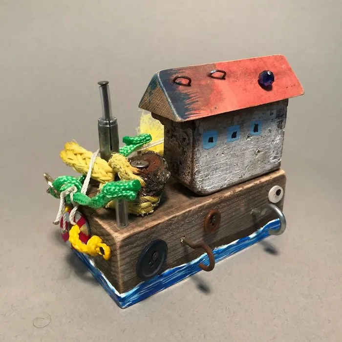 I Recycled 50 Kilograms Of Beach Trash And Made These Miniatures (39 Pics)