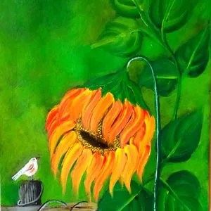 Acrylic painting tutorial art