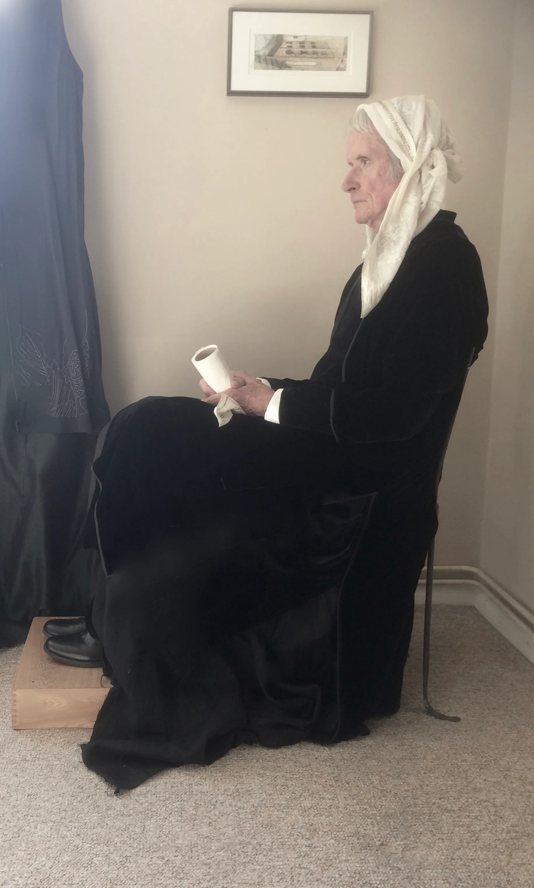 Whistlers Mother...mock Up Of This Famous Painting.