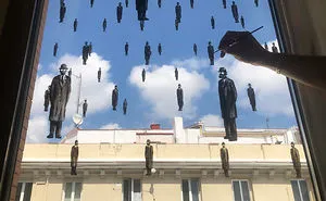 Hundreds Of People Joined Creative Global Initiative Of Spanish Artists Pejac #stayarthomepejac