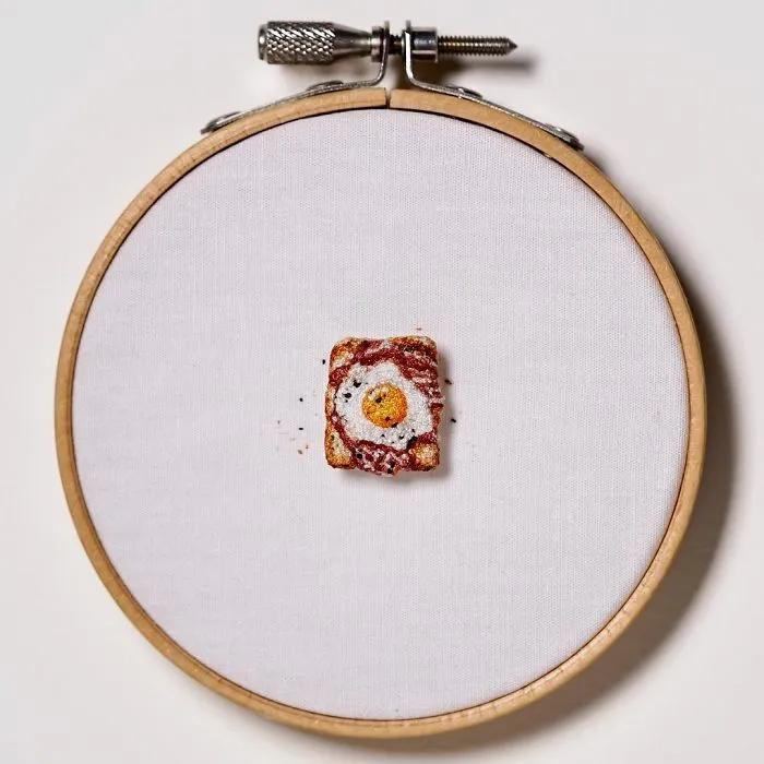 124 Realistic Food Embroidery Designs by Ipnot Might Make Your Mouth Water
