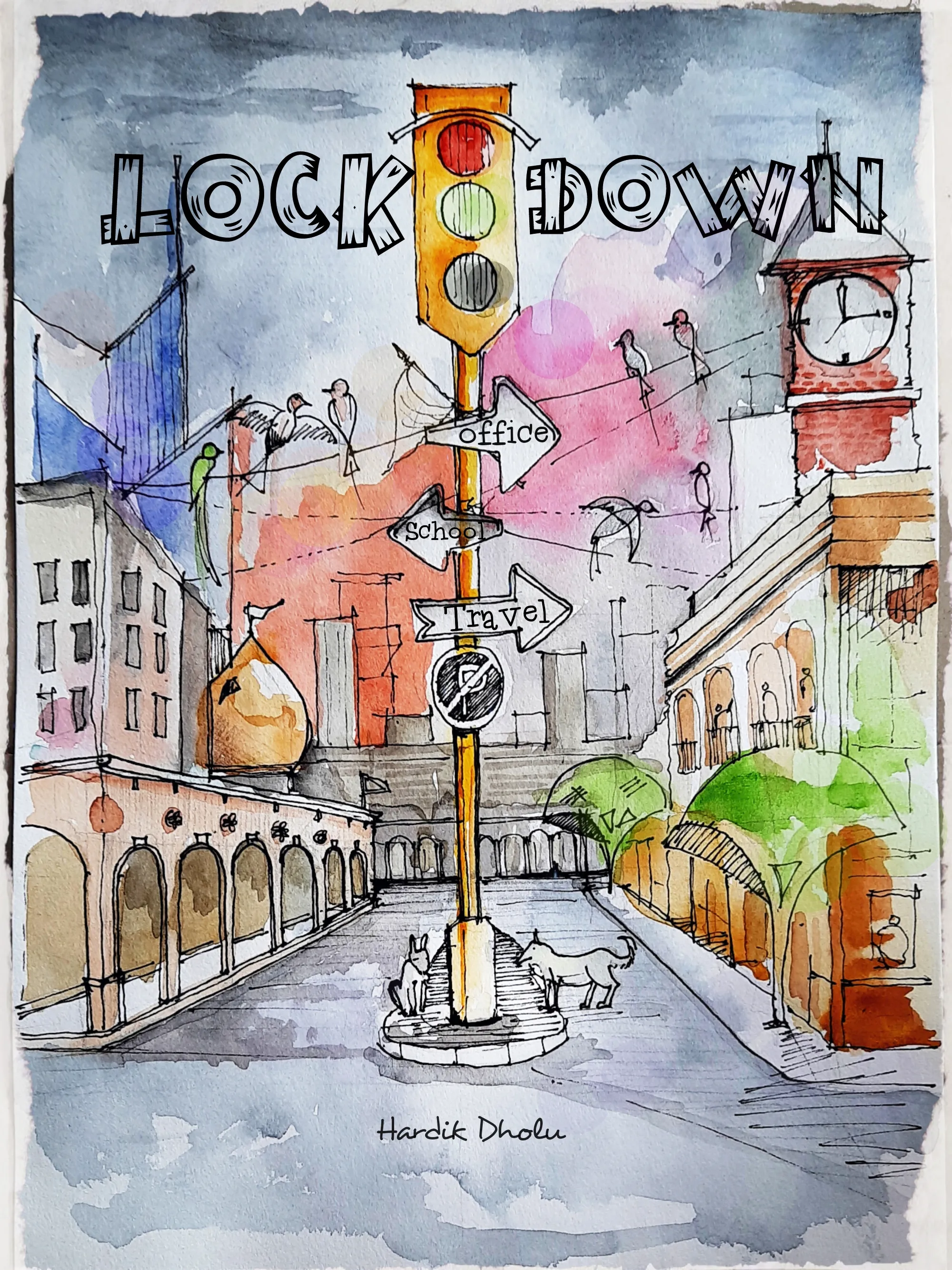 Painting On Lockdown लॉकडाउन Situation In India.