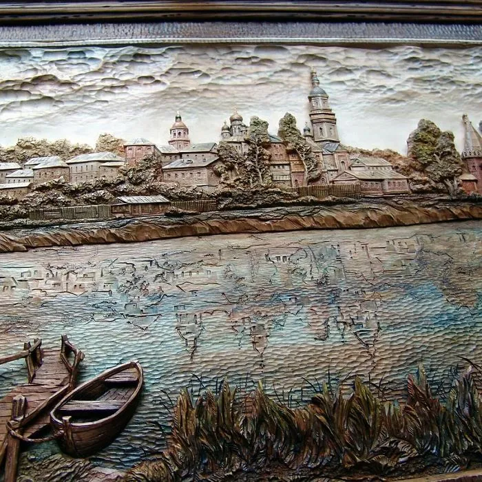 Russian Wood Carver Sculpts Incredibly Detailed Pictures (55 Pics)