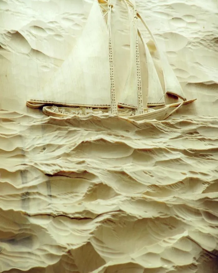 Russian Wood Carver Sculpts Incredibly Detailed Pictures (55 Pics)