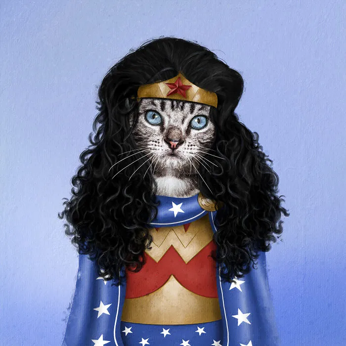 Meownder Woman
