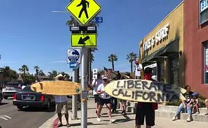 Covid-19 Protest San Diego California 4/26/2020