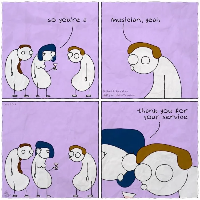 I've Been In The Music Business For 30 Years, So I Made These 111 Comics Based On My Adventures