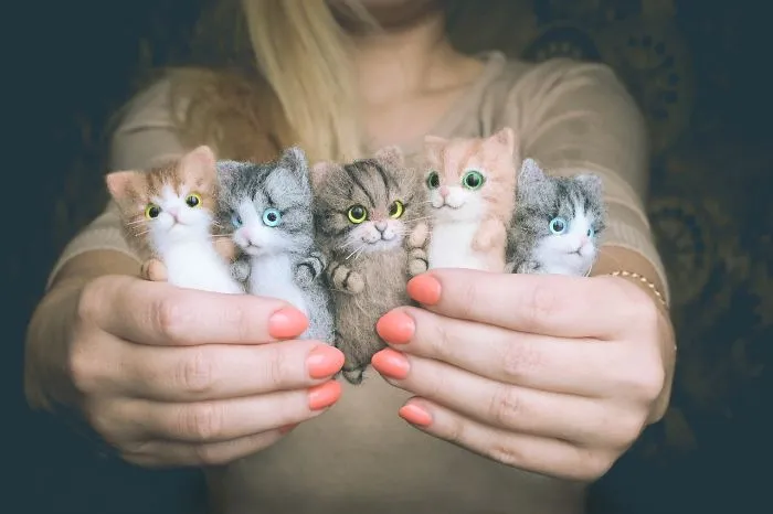 Russian Artist’s Felted Wool Animals Might Stun You With Their Cuteness (67 Pics)
