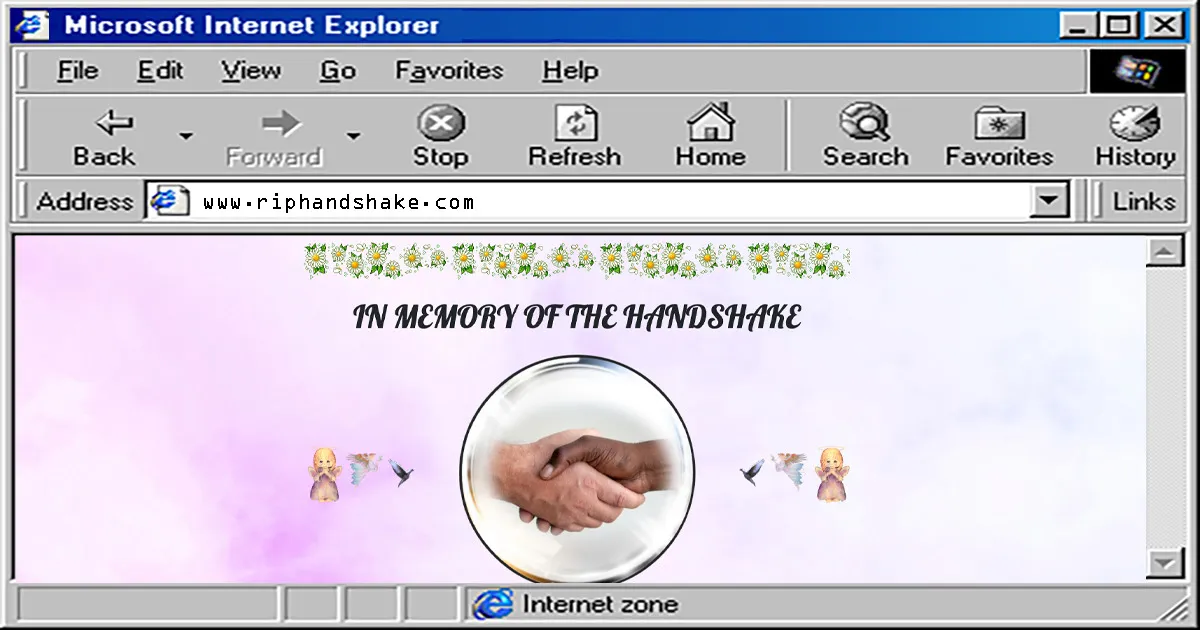 This Hilarious Retro Website Gives The Deceased Handshake The Sendoff It Deserves
