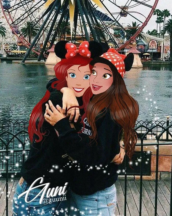 85 Pics Of What "Living Happily Ever After" Looks Like For Disney Princesses, As Imagined By Russian Artist Guni