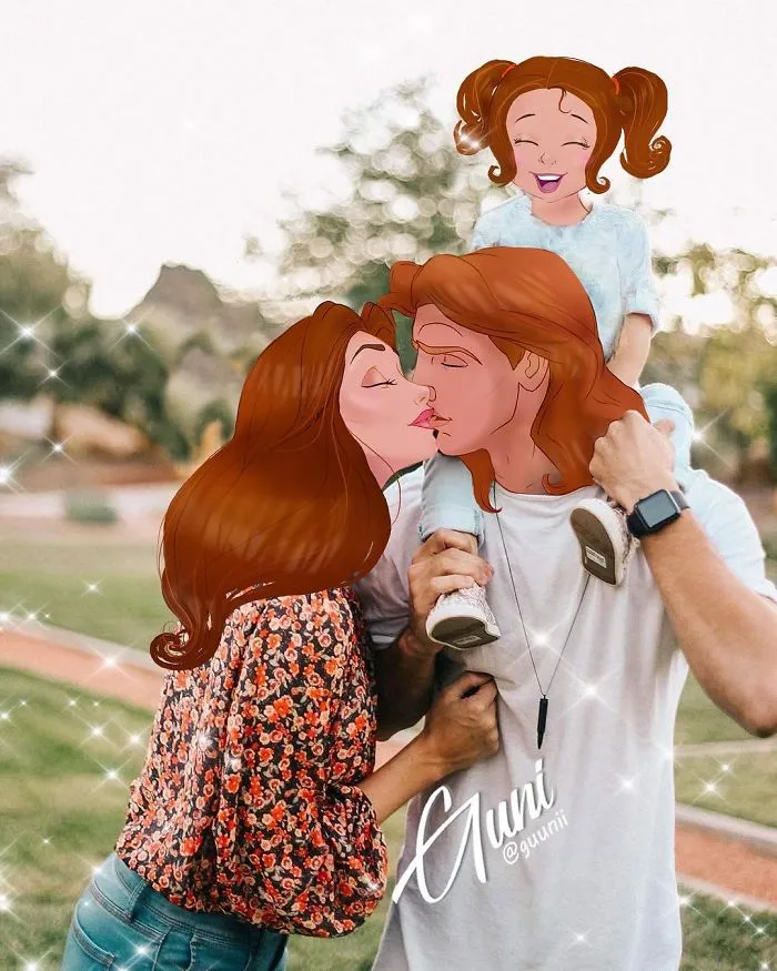 85 Pics Of What "Living Happily Ever After" Looks Like For Disney Princesses, As Imagined By Russian Artist Guni