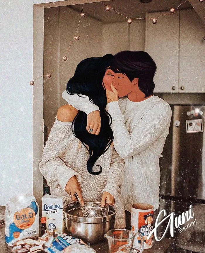 85 Pics Of What "Living Happily Ever After" Looks Like For Disney Princesses, As Imagined By Russian Artist Guni