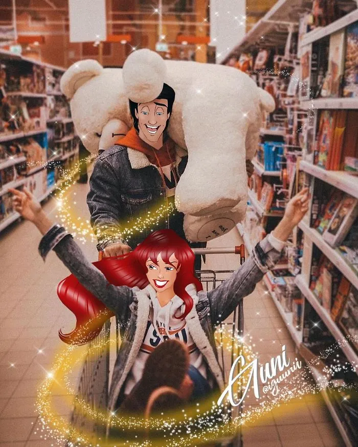 85 Pics Of What "Living Happily Ever After" Looks Like For Disney Princesses, As Imagined By Russian Artist Guni