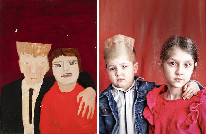 Halina Korn-Żuławska, "Teenagers at the cinema", 1959