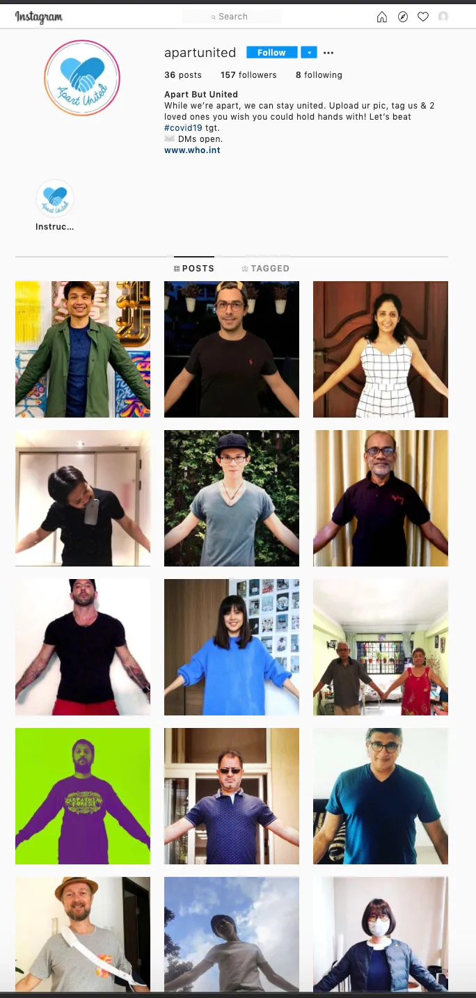 Our Goal Is To Have More People Holding Hands Virtually Than Those Infected With The Virus.