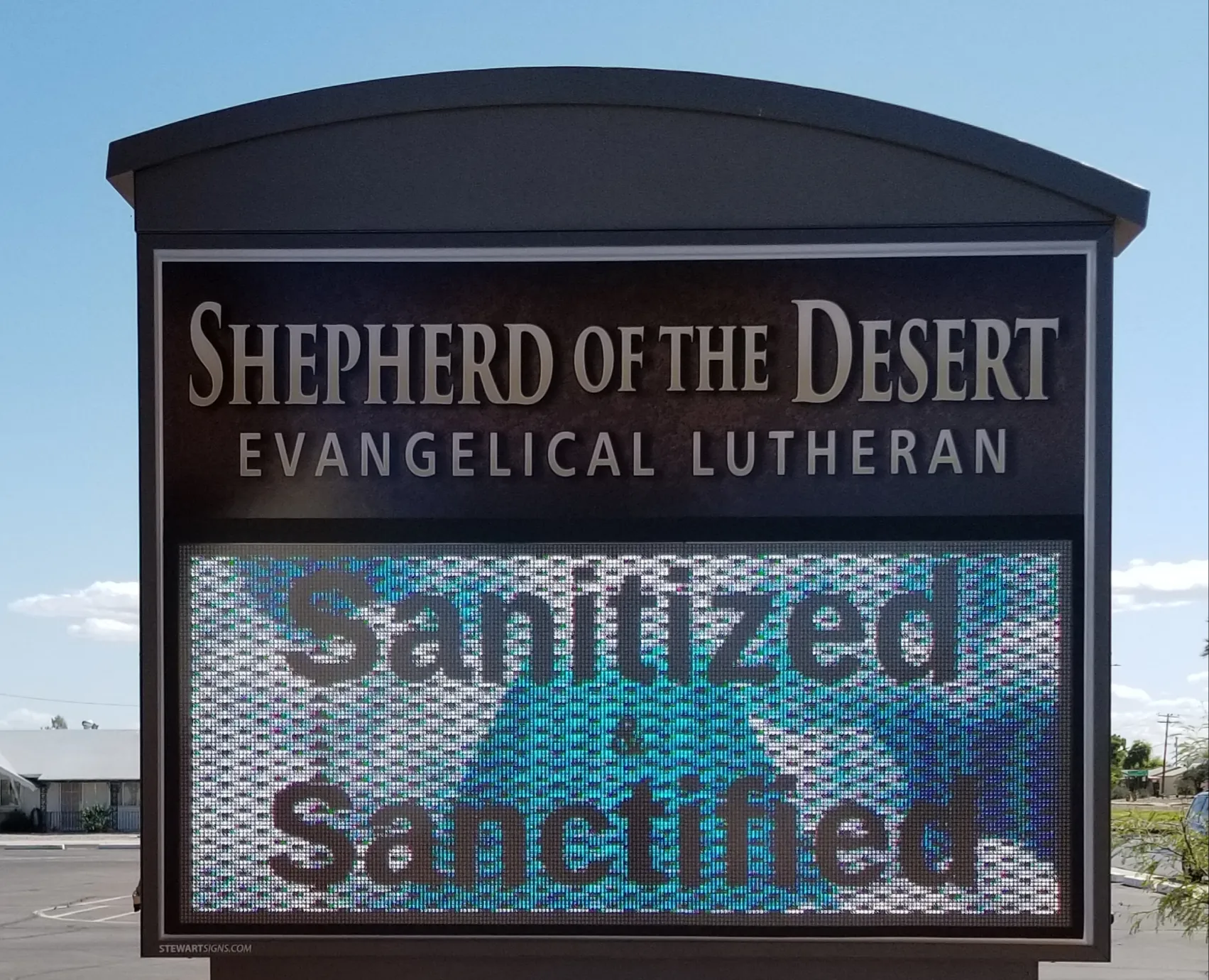 Church Sign To Attract Anyone Looking To Worhip.