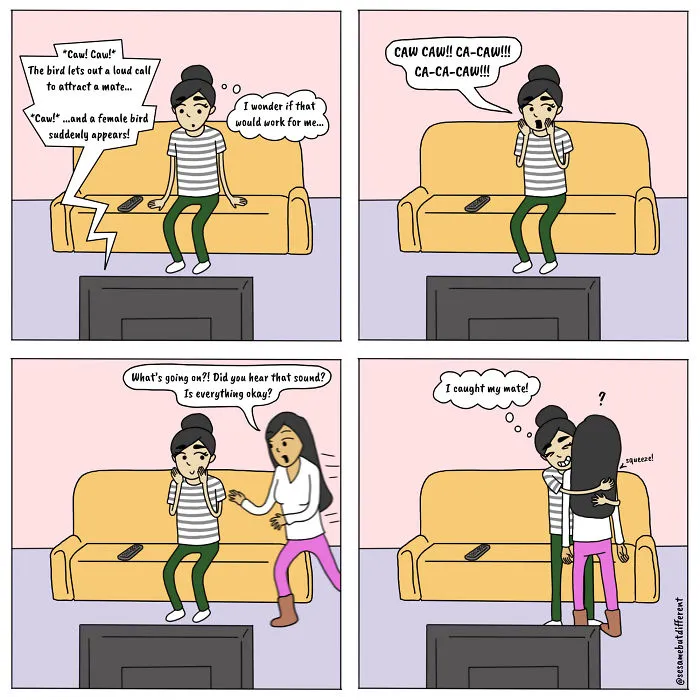 30 Cute And Heartwarming Lesbian Comics About My Relationship With My Girlfriend