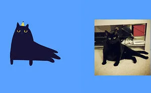 Quarantined Illustrator + Weirdly Shaped Cats = ??