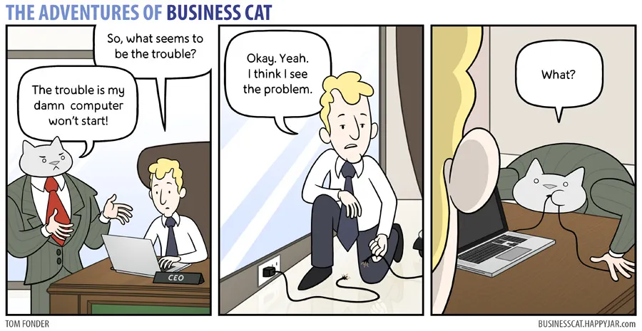 The Adventures Of Business Cat P.3