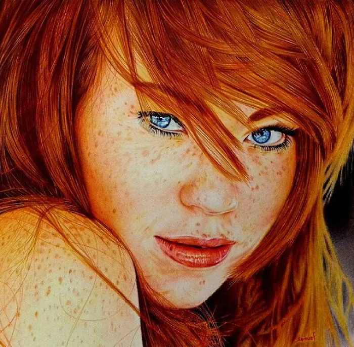 61 Ballpoint Pen Drawings By Samuel Silva