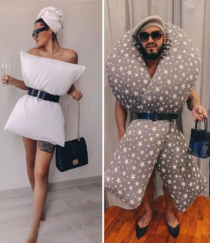 People Are So Bored They Started A Pillow-Wearing Challenge And Here Are The Best Pics (60 Pics)
