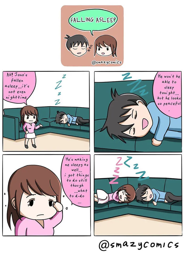 We Call Ourselves A Smazy (Smart And Lazy) Couple And Here Are Our Adventures (58 Comics)