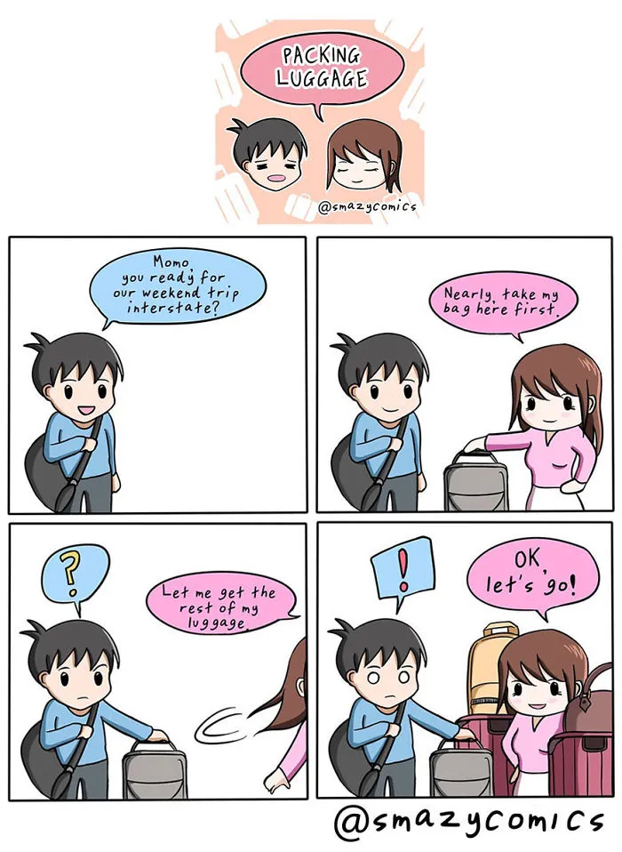 We Call Ourselves A Smazy (Smart And Lazy) Couple And Here Are Our Adventures (58 Comics)