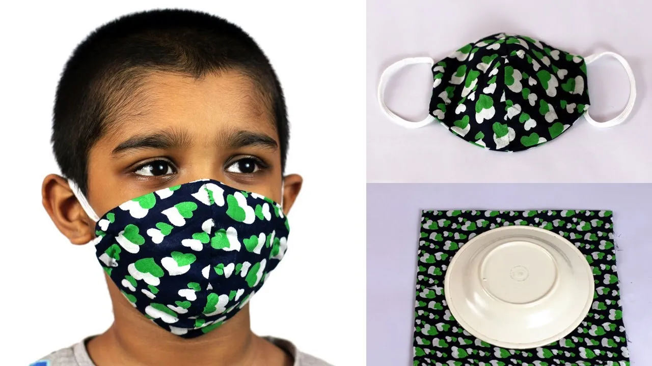 Easy Make Fabric Face Mask At Home|how To Make Face Mask No Sewing Machine|homemade Face Mask