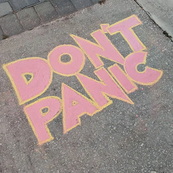 26 Pop Culture And Quarantine-Inspired Sidewalk Chalk Drawings From A Self-Taught Artist