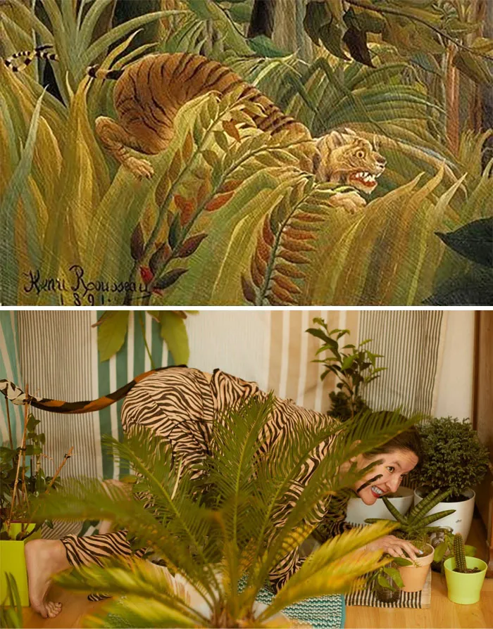 People Are Recreating Famous Paintings In This Spanish Facebook Group, And Here Are 30 Of The Best Ones