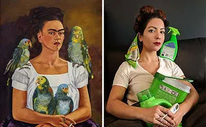 Museums Ask People To Recreate Famous Paintings At Home, Get 30 More Hilarious Pics