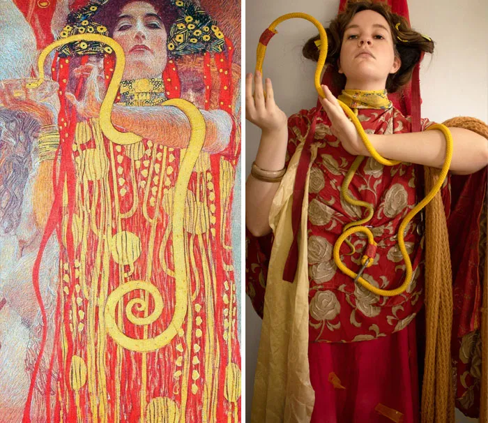 Gustav Klimt , Hygieia. C1900. (Ft Doggy Leash)