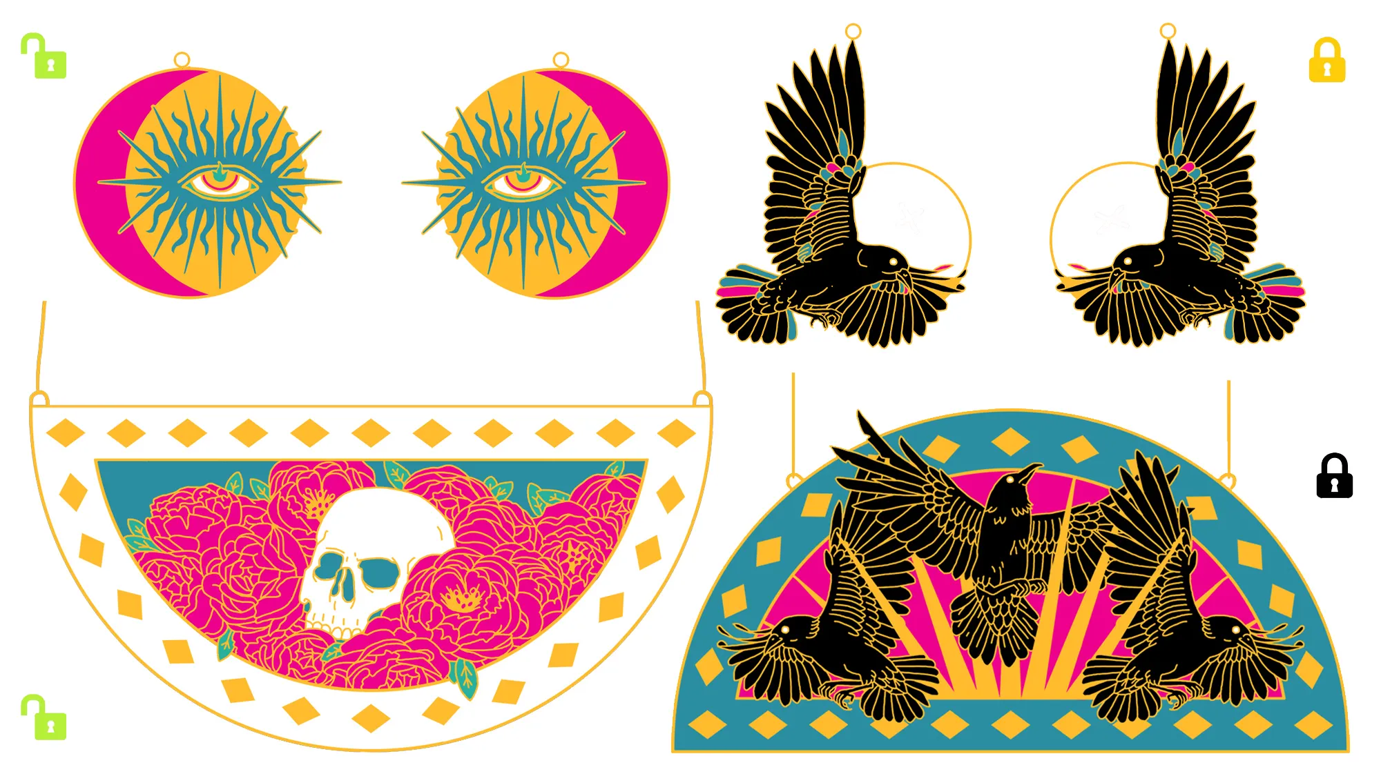 Portents - Illustrated Jewellery Kickstarter!